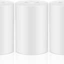 3 Pcs White Frosted Glass Shade Replacements for Pendant Light Fixtures Glass Lamp Shade Cover, 1-5/8 Inch Fitter, 4"w x 6"h, Replacement Lamp Globe for Chandelier Wall Light Sconce