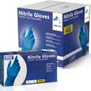 Nitrile Gloves, Disposable Gloves, Comfortable, Powder Free, Latex Free | 1000 Gloves (Large)