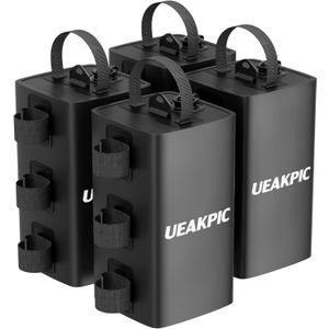 Canopy Weights, 88 LBS Heavy Duty Set of 4 Tent Water Leg Bags for Outdoor Gazebos, Umbrellas, Pergolas, Sunshades & Patio Furniture (Black 10L x 4) Canopy Weights, 88 LBS Heavy Duty Set of 4 Tent Water Leg Bags for Outdoor Gazebos, Umbrellas, Pergolas, Sunshades & Patio Furniture (Black 10L x 4)