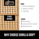 GORILLA GRIP Strong Rug Pad Gripper, 5x7 FT, US Designed, Grips Help Keep Area Rugs Safe and in Place, Slip and Skid Resistant Pads for Hard Floors, Under Carpet Mat Cushion and Hardwood Protection, Cream