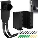 Ev Charger Holder Wall Mount Kit, EV Charger Holster Dock, J-EV Cable Bracket is Suitable for SAE J1772 Connector, Electric Vehicle Charging Box Bracket Set (CDQBG123)