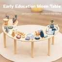 Montessori Activity Table for 1-3 Year Old | Large Size Busy Board & Sensory Toys | Learning Activity Table for Baby for 1 Year Old Boy or Girl