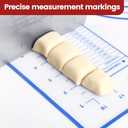 Silicone Baking Mat, Non Stick Pastry Mat Sheet for Dough Rolling, Nonslip Fondant/Pie Crust Mat (Blue, L-16''(W)*24''(L))