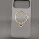 TORRAS Q3 Silicone for iPhone 17 Pro Max Case Stand, Fit for MagSafe, Liquid Silicone Soft Cozy Grip, 360 Spin Magnetic Stand, Camera Control, Protective Case for iPhone 17 Pro Max, Ivory Gold