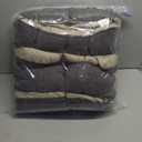 Non Slip Chair Cushions for Dining Chairs Set of 4 Kitchen Chair Cushions 18"x18"x3" Turfted Chair Pads Comfortable and Soft Seat Cushion with Ties, Dark Grey