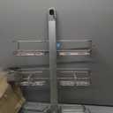 simplehuman Adjustable and Extendable Shower Caddy XL, Stainless Steel and Anodized Aluminum