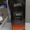 Smart 50 Amp RV Surge Protector with Auto Shutoff & Reset, 12,000J RV Surge Protector 50 Amp with LED Display, Voltage & Temperature Protection, IP67 Waterproof