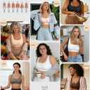 Avidlove Women's Comfy Pullover Wireless Bra Seamless Bralettes No Underwire T Shirt Wirefree Wide Straps Sleep Everyday Bras (Large, Black)