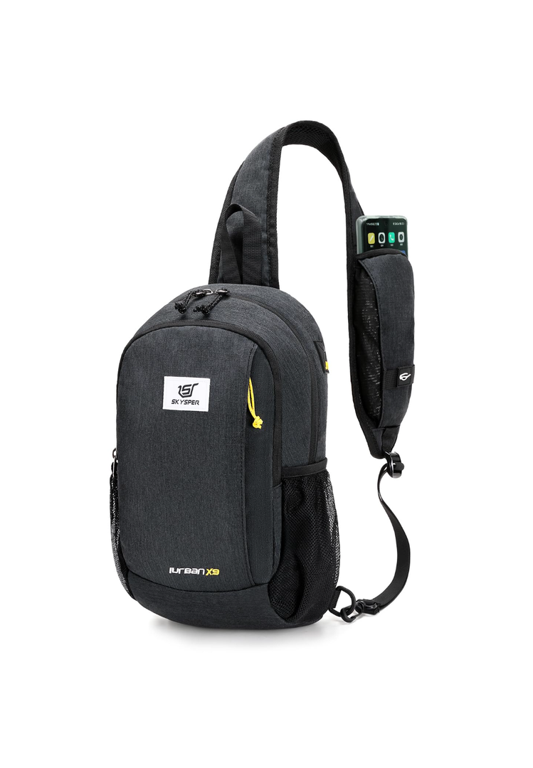 SKYSPER Sling Backpack with RFID Pocket Lightweight Crossbody Bag for Hiking Travel Shoulder Chest Bag for Men Women