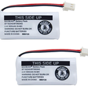 2.4V Ni-MH BT162342 BT262342 Battery for BT183342 BT283342 BT166342 BT266342 VTech CS6114 CS6419 CS6719 AT&T EL52300 CL80111 Cordless Phone (2 Pack)