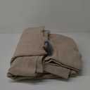 2 Panels Curtains Blackout Linen Beige, 40"x96"