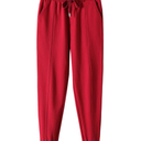 ZGZZ7 Women's Casual Athletic Joggers Pants Cropped Cotton Running Active Sweatpants with Drawstring L