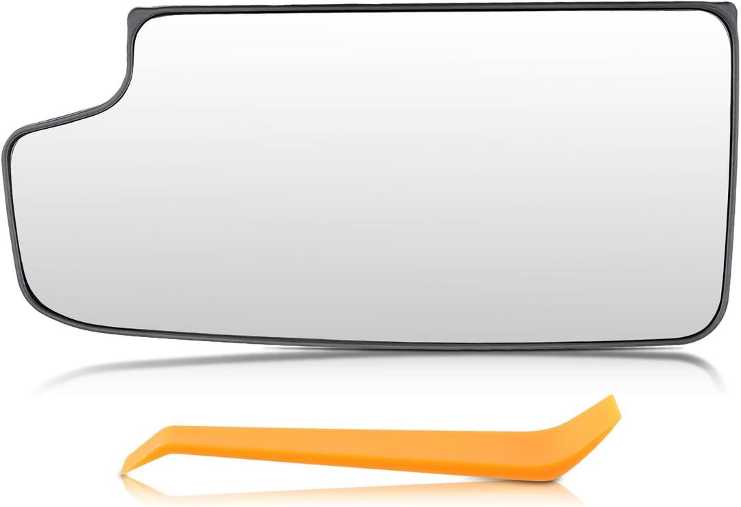 MOTOALL 23444114 Driver Side Tow Mirror Glass Lower Convex Left side Heated Rearview Mirror Fit for Chevy Silverado 1500 2500 3500, for GM Pickup Truck SUV Sierra 2500 HD