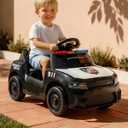 Licensed Dodge Police Electric Ride on Car for Toddlers 1-3 w/Lights & Horn, 30.71 x 16.54 x 17.32 inches