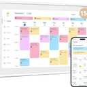 Dragon Touch 15.6" Digital Calendar Chore Chart  1080P Full HD Interactive Touchscreen, Smart Family Planner, Hearth Display Digital Calendar Wall & Desk Mountable for Seamless Scheduling