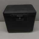 SentrySafe Black Fireproof Document Box with Key Lock, Safe Secures Files and Documents for Home or Office, 0.61 Cubic Feet, 13.6 x 15.3 x 12.1 inches, 1170