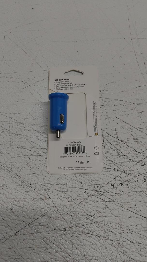 CellCandy USB Car Charger Blue