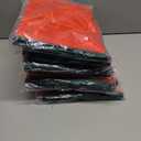 10 x Christmas Gift Wrapping Paper Organizer Storage Bags,Plastic Container for Holiday Supplies & Accessories, Gift Bag Organizer, Under Bed Wrapping Paper Storage (Red)