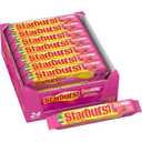 STARBURST FaveREDS Chewy Candy Bulk Pack, 24 Full Size Packs, Red Candy Bulk Box (EXP 01/01/27)