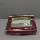 Superior Modal from Beechwood 300 Thread Bed Sheet Set, 1 Elastic Deep Pocket Fitted Sheet, 1 Flat Sheet, 2 Pillowcases, Soft Cool Sheets, Sateen Weave, Bedding Essentials, King, Burgundy