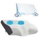 Derila King Size Memory Foam Pillow & Cooling Pillowcase