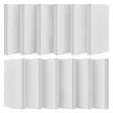 Fire Bricks, WoodStove Firebricks, 2400F Light Weight High Temperature Insulated Brick Replacement for Wood Stoves,Fireplaces, Kiln and Forging Ovens, Size 9" X 4-1/2" X 1-1/4", 12 Pieces, White Color
