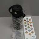 National Parks Water Bottle  32 oz Insulated Stainless Steel Water Jug with 63 Hand-Drawn Park Stickers, Outdoor Accessories & Gift Box  BPA-Free  Ideal for Hiking, Camping & Travel (Advanced Black)