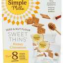 Simple Mills Cookies Sweet Thins Honey Cinnamon 6.5 oz (Pack of 4). BBD 11/09/2025