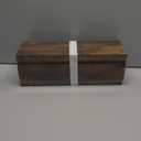 upsimples Floating Shelves for Wall, Wall Shelves for Decor Storage Set of 6, Wall Mounted Wood Shelf for Bedroom, Living Room, Bathroom, Kitchen, Picture Ledge Shelf, Brown (15.7in)