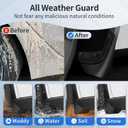 2025 Upgrade Mud Flaps for Tesla Model Y Juniper 2025 [No Drilling/Tape Install] Splash Guards Fenders All Weather Mudflaps for Tesla Model Y Juniper Accessories 2025 Matte Black