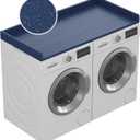 No-Installation HDPE Washer Dryer Countertop, Washer and Dryer Topper Covers for The Top, Laundry Countertop Laundry Room Organization No Water Leakage Navy Blue, 24" x 18" x 12"