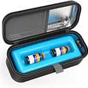 SHBC Medical Cooler Insulin Vial Carrying Travel Case Protector for Diabetic with One Ice Pack Black