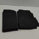 Ultimate Textile -2 Pack- 60 x 100-Inch Rectangular Polyester Linen Tablecloth, Black