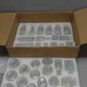 40 Pcs Bud Vase Set, Vases for Centerpieces, Cute Glass Bud Vases in Bulk, Small Vases for Flowers, Clear Vase Set for Wedding Decorations, Home Table Flower Dcor