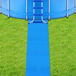Pool Drainage Mat, 18 * 78.7inches Above Ground Walkways Pool Mat Pathways to Prevent Dirt from Entering The Pool,Non-Slip Paver Pads Mat for Summer Spas Shower Passways