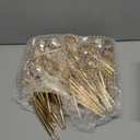 Rubtlamp 180Pcs Gold Plastic Silverware,Luxury Gold Plastic Cutlery,Heavy duty Golden Disposable Flatware, Utensils Set Disposable Include 60Gold Forks,60Gold Spoons,60Plastic Knives for Party,Wedding