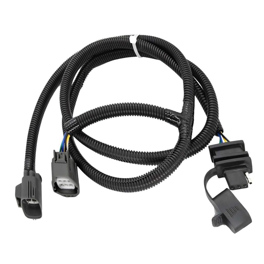 4-Pin Trailer Wiring Harness Compatible with Jeep Wrangler JK JKU 2007-2018 Models, Tow Hitch Wiring Kit Made for Rubicon, Sahara, Sport, and Unlimited 2-Door & 4-Door Trailer Light Connector 4-Pin Trailer Wiring Harness Compatible with Jeep Wrangler JK JKU 2007-2018 Models, Tow Hitch Wiring Kit Made for Rubicon, Sahara, Sport, and Unlimited 2-Door & 4-Door Trailer Light Connector