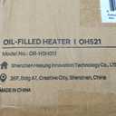 DREO Oil Filled Radiator Heater for Indoor Use, 8 Safety Protection, 1500W Electric Heaters for Large Room, 8 Fins, with Remote, 4 Modes, Digital Thermostat, 24H Timer, Quiet