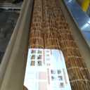 DoubleFill 3 Pcs Bamboo Shades Outdoor Reed Roll Up Blinds 72" W x 72" H Blackout Sunshade Cordless Bamboo Blinds for Home Porch, Patio & Windows Decor Shutters Sunlight Privacy Screen(Carbon Brown)