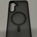 BENTOBEN Magnetic for Samsung Galaxy S24 Plus Case [Compatible with Magsafe] Translucent Matte Slim Thin Shockproof Anti-Yellow Women Men Protective Phone Cases Cover for Samsung S24 Plus 6.7", Black