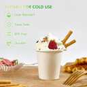 TV TOPVALUE 600 Pack 5 oz Paper Cups, Disposable Bathroom Mouthwash White Hot Drinking Cups for Home, School and Office