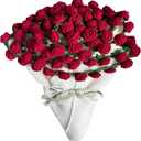 Finished Flower Bouquet Blanket, Crochet Rose Knitted Throw Blanket Crochet Flowers Romantic Gifts for Women Mom Sister Wife Home Decor (Red Rose, 43 Inch)