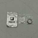 Titanium Round Keychain Carabiner Clip,Quick Release Keychain for Men, Key Chain Clip with Key Rings Matte