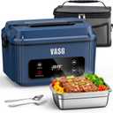 VASG 2026 Upgraded Cordless Heated Lunch Box for Adults, XXL 5.1-Cup Electric Lunch Box with 360 Surround Rapid Heating
