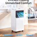 16000 BTU Portable Air Conditioners, 5 in 1 Smart AC Unit for Large Rooms Up to 750 Sq.Ft, WiFi App & Remote Control, Fast Cooling, Dehumidifier, Fan, Sleep Mode, 24H Timer with Window Kit