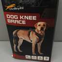 Dog Knee Brace for torn acl hind leg with Adjustable Hinge Stabilizer, Dog back brace for Osteoarthritis, Dog leg brace Support for Cruciate Ligament Injury,Recovery After,Patent Pending (Left Leg, XL)