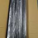 100 Pack 36" Aluminum Deck Balusters, 3/4" Diameter Black Metal Deck Spindles with Connectors and Screws, Hollow Round Aluminum Deck Balusters for Deck Railing, Staircase, Porch, Patio, etc.