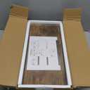 QEEIG Floating Shelves for Wall Bathroom Shelf Bedroom Kitchen Living Room Hanging Book Shelves Small Farmhouse Decor 16 inch Set of 3, Rustic Brown (015-BN3)