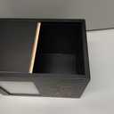 Pet Urns for Dog or Cat Ashes, Wooden Pet Cremation Urns with Photo Frame, Large Keepsake Memory Box Loss Pet Sympathy Remembrance Gift, 7.87" x 5.51" x 5.51" (Black)