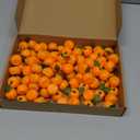 Sintuff 100 Pcs Mini Fake Oranges 1.06 Inches Little Cutie Baby Shower Decorations Bulk Lifelike Artificial Oranges Artificial Fruits Decor Birthday Party Decor Little Cutie Baby Shower Supplies